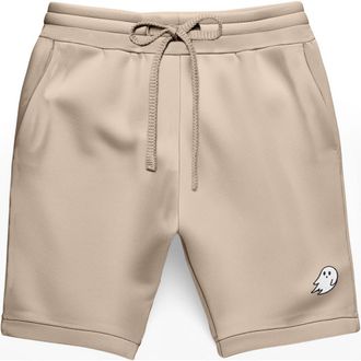Dalix Mens Ghost Relaxed Fleece Sweat Elastic Shorts in Tan at Nordstrom, Size Xx-Large