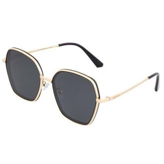 Bertha Sunglasses Emilia Polarized Sunglasses in Gold/black at Nordstrom