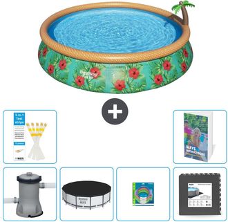 Bestway Piscina Bestway Fast Set Redonda - 457x84 Cm - 7-piezas S317