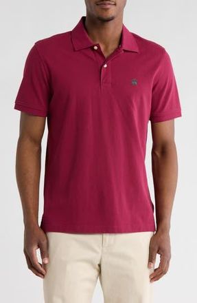 Brooks Brothers Trim Fit Solid Cotton Piqu&eacute; Polo in Red Plum at Nordstrom Rack, Size Xx-Large