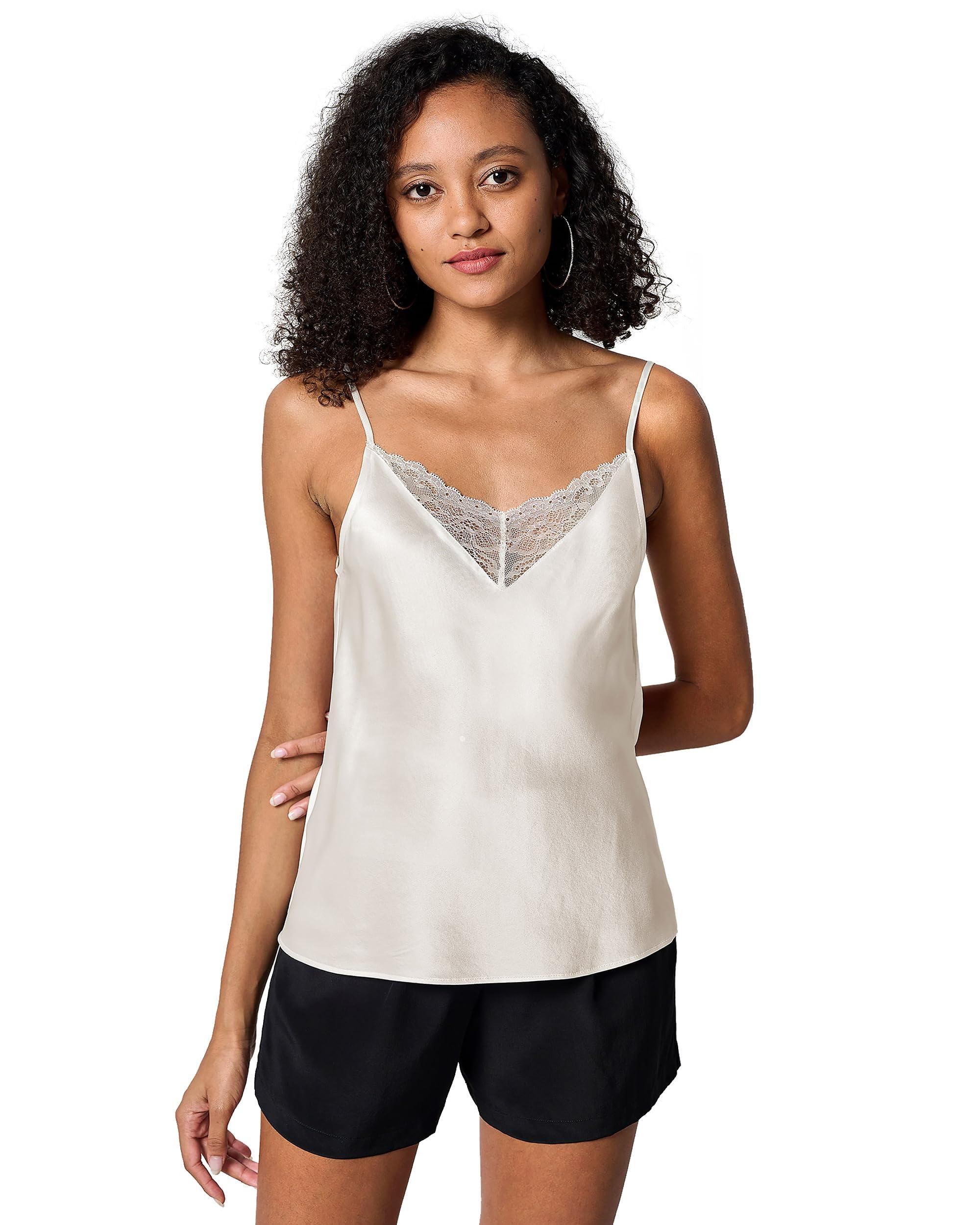 LilySilk Damen Seidenhemd Frauen Georgette Bluse Mi Produktbild-Vorschau 8