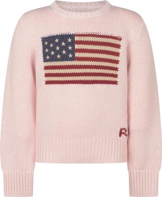 Polo Ralph Lauren Jersey de cuello redondo - Knitwear - Mujer - Rosa - L