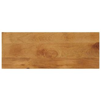 vidaXL Piano per Tavolo 80x30x3,8 cm Rettangolare Legno Massello Mango Vidaxl