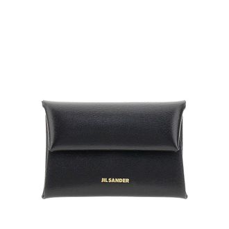 Jil Sander Folded leather coin purse Woman One Size