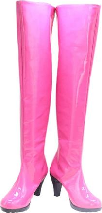 Generic Womens Anime Cosplay Boots for Hoshino Ai Fancy Stage Performance Props Shoes Custom Made Halloween Christma Comic Con (pink,11.5)