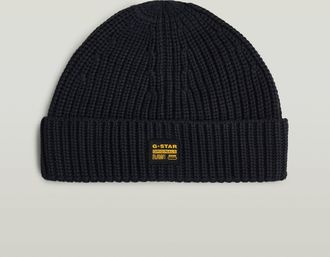 G-Star Originals Fisherman Beanie - Donkerblauw - Heren