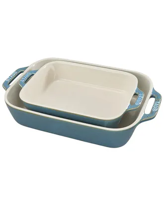 Staub 2Pc Rectangular Baking Dish Set