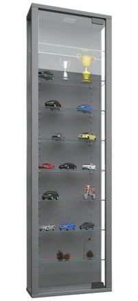 ebuy24 Ebuy24 - Estuche De Vidrio Vcm Colgante Estuche De Cristal Con Vidrio De Seguridad Esg Dimensiones Aprox. Al. 115 X An. 33 X P. 18 Cm Gabinete Colgant