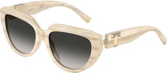 Tiffany & Co. TF4238U 84313C Womens Sunglasses White Size 55