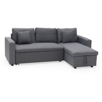 Happy Garden Happy Garden - clark Divano letto angolare a 3 posti grigio
