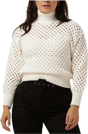 Silvian Heach Beige Trui Maglia M/l - Dames - Coltruien - Beige - S - Truien & Vesten