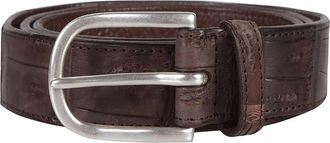 Orciani Cocco Coda Kleur Riem - Heren - Riemen - Bruin - 90 CM - Accessoires