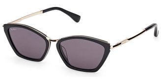 Max Mara MM0162 01A Womens Sunglasses Black Size 54