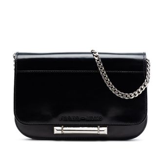 Prada Pre-owned Prada Spazzolato Leather Sybille Flap Crossbody Ladies YWUDCY7KIE2J28VZ
