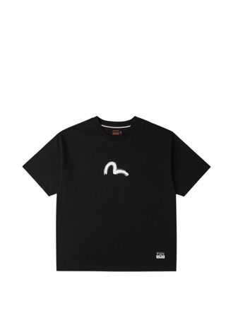 Evisu Ht Hand Brush Daicock Bedrucktes SS-T-Shirt