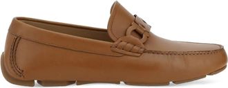 Ferragamo Mocassini con dettaglio Gancini - Marrone