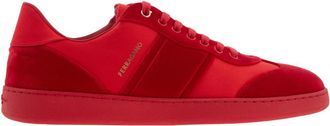 Ferragamo Dracone Low-Top Sneakers, Size 9