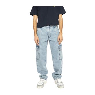 Levi's Heren, Jeans, Blauw, Maat: W33 L32 Katoen