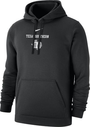 Nike Texas Southern Club Fleece Nike Mens College Hoodie in Black | M31777P738H-SPE