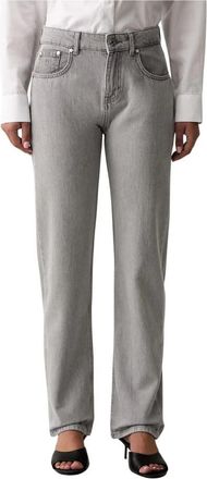 Trussardi Straight Jeans - Dames - Regular Fit Jeans - Grijs - W27 - Katoen - Jeans