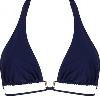 Lise Charmel Womens Nautique Triangle Bikini Top In Marine Classe