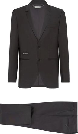 Philipp Plein Two-Pieces Suit Statement - Heren - Pakken - Zwart - Maat: XL Katoen