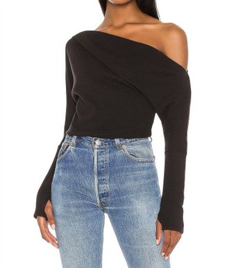 Free People Fuji Thermal Top In Black