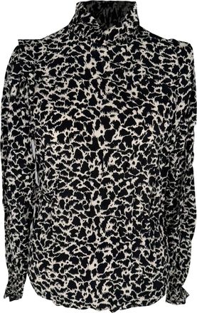 Isabel Marant Isabel Marant Yoshi Turtle Neck Blouse in Multicolor