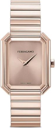 Ferragamo Orologio Crystal Tank 33,5mm - Rosa