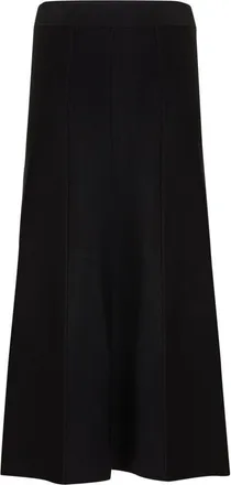 Exquise Creed High Waist Knit Midi Skirt in Black at Nordstrom, Size Medium