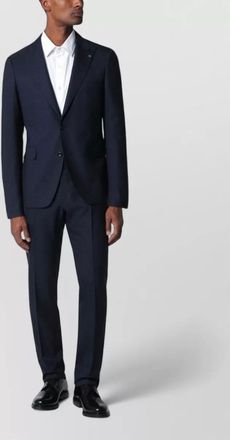 Tagliatore wool single breasted suit notch lapel