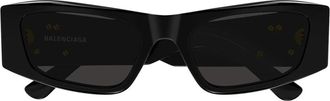 Balenciaga Cat-eye Zonnebril - Dames - Zonnebrillen - Zwart - 55 MM - Accessoires