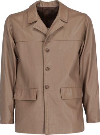 A.N.G.E.L.O. Vintage Cult Giacca in pelle anni 60 - Marrone