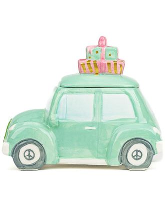 10 Strawberry Street Christmas VW Bug Cookie Jar
