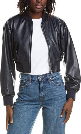 LaMarque Lamarque Cropped Bomber Jacket