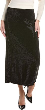 Leset James Crystal Wool Midi Skirt