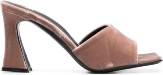 Giuseppe Zanotti Giuseppe Zanotti Womens Velvet Mule Sandals - Rose Gold - Size EU 35