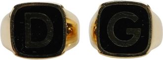 Dolce & Gabbana Signet Ring - Dames - Ringen - Geel - ONE Size - Accessoires