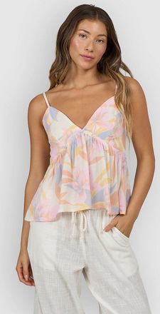 Salty Crew Bloomed Cami Tank Top weiss