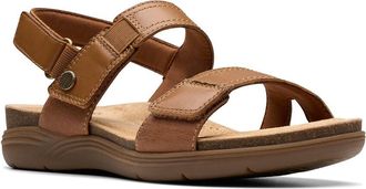 Clarks Collection April Clover Leather Sandal