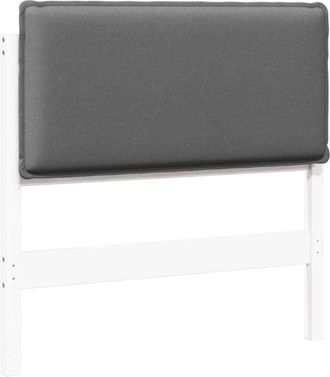vidaXL Upholstered Headboard with Headboard White and Light Grey 80 cm vidaXL
