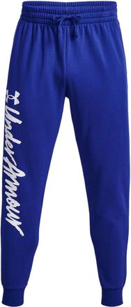 Under Armour Rival Fleece Graphic Pants Blue 1379776-400