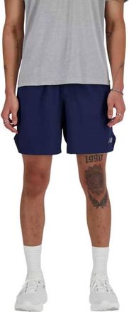 New Balance Rc Short 7 In Blue