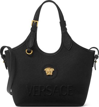 Versace Mini-shopper met Medusa-logo - Zwart