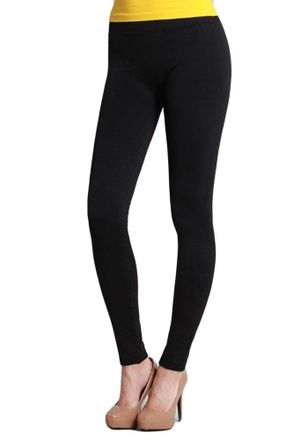 NikiBiki Women Seamless Base Layer Legging Tights, Made in U.S.A, One Size, Black, One Size