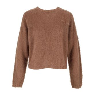 Max Mara Maglia-Canottiera-Top Campale - Knitwear - Mujer - Marr&oacute;n - XS