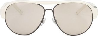 Linda Farrow PHILLIP LIM PL35 C3 Mens Sunglasses White Size 62