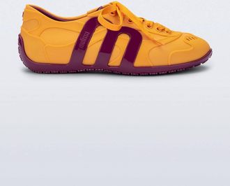 Melissa Womens Motion Sneakers In Pink Yellow