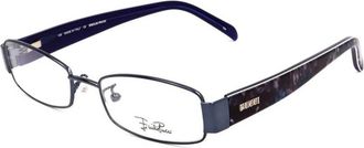 Pucci Glasses, female, Blue, Size: ONE SIZE Blue Metal Frame Womens Watch