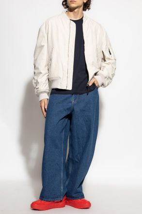 STUDIO NICHOLSON T-shirt Bric, Mens, Navy Blue